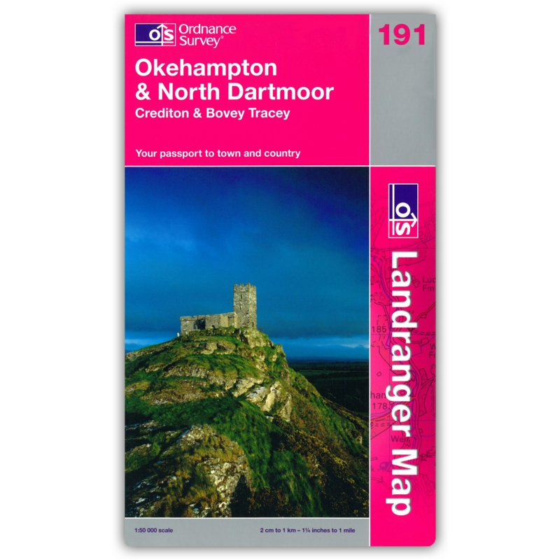 MAP,O/S Okehampton & North Dartmoor (with Download)
